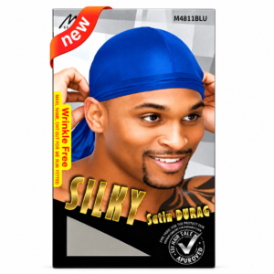 Silky Satin Durag Royal Blue Wrinkle-Free #M4811BLU