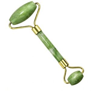 Double Ended Green Jade Stone Facial Roller #FCROL